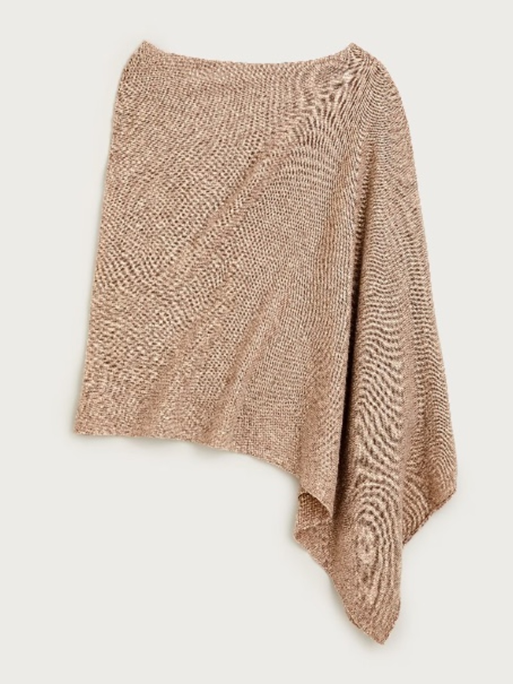 J.Crew Cashmere Wool Blend Poncho Camel Beige Wrap Scarf Blanket Women's